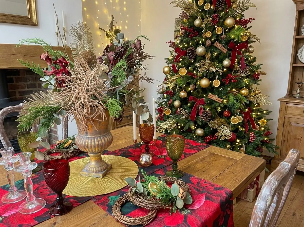 Decoración floral navideña para casas y negocios en Marbella