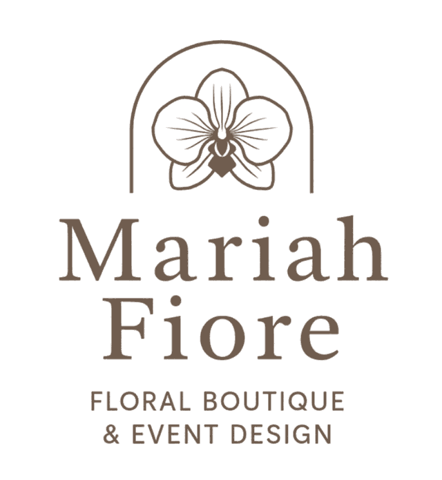 Logo de Mariah Fiore, floristería y diseño floral para eventos en Marbella